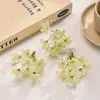 Cabeza de Flor Simulada Flor Estrella Azul de 9 Puntas Hecha a Mano DIY Cabeza de Flor Pequeña Decoración para Caja de Flores Tocados de Novia Accesorios para el Cabello