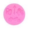 Molde de Silicona de Llave de Corona para Motocicleta Molde para Pastel de Fondant Chocolate Decoración
