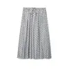 Nueva Falda de Lunares 2026 para Mujer, Primavera y Verano, Dulce y Versátil, de Cintura Alta, Adelgazante, Dobladillo Amplio, Falda de Longitud Media, Estilo Europeo y Americano