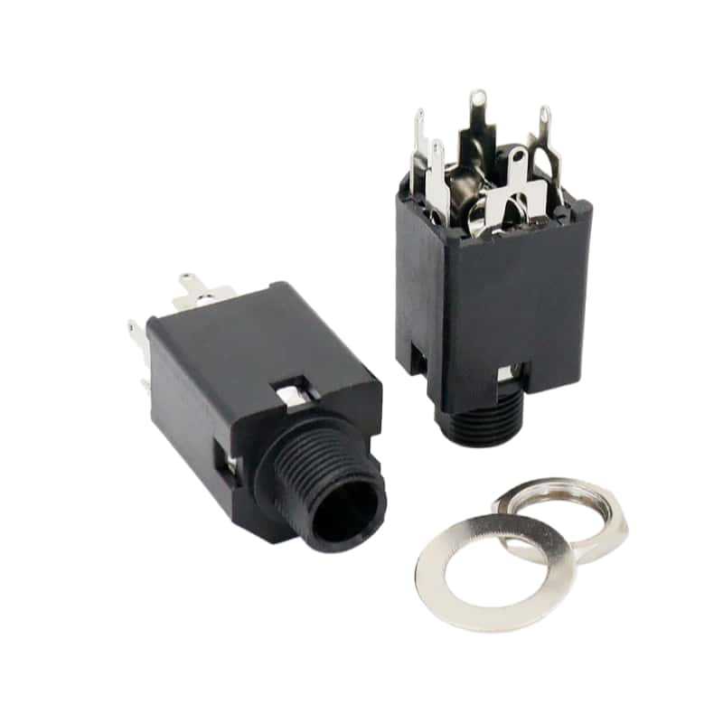 PJ-612 6.35MM音响插座6.5-330音频