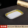 Estilo Chino Hotel Palacio Dorado Juego de Mesa Vajilla de Cerámica Plato para Huesos Tazón para Alitas Cuchara de Sopa Taza Juego de Cuatro Piezas Hotel de Alta Gama Restaurante