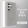 Adecuado para Samsung S26Ultra Funda Magnética para Teléfono S23U Tacto de Piel Mate Anticaídas A57 Funda Protectora A07 Transfronterizo