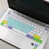Aplicável ao Teclado Filme para Laptop HP 14s-cr0006TU 14s-1011TX de 14 polegadas com Botões Côncavos-Convexos