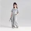 Tutu Elefantito Ropa Infantil Camiseta de Manga Corta para Niñas Verano 2026 Nuevo Estilo Top Falso de Dos Piezas de Media Manga Súper Lindo