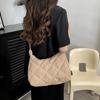 Bolsa Feminina Nova Bolsa de Ombro Casual Coreano Bordado Rômbico Crossbody Bolsa Feminina Grande Bolsa Crossbody Coreana Tote Bag