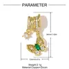 Moda Europeia e Americana Pérola Coração Trevo de Quatro Folhas Cobre Zircônia DIY Pingente de Colar para Mulheres Borboleta Cauda de Peixe Joia Pingente