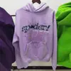 Blockbuster original de comercio exterior 450G chalecos acolchados de terciopelo para pastel sudadera con estampado de araña de espuma sudaderas Sp5der