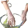 Guantes desechables de grado alimenticio, engrosados y transparentes, un sustituto de los guantes de nitrilo, adecuados para catering, tareas del hogar y uso general