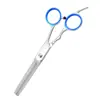 Tijeras de Peluquería de Acero Inoxidable, Tijeras Planas, Tijeras de Peluquería para Mascotas, Tijeras Profesionales para Cortar el Cabello, Tijeras Adelgazadoras para el Arreglo de Perros, Tijeras para Cortar el Cabello