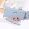 Cartera Larga para Mujer Modelo Nuevo 2025 Simple y Elegante Cremallera Única Gran Capacidad Billetera de Mano Multifuncional