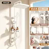 En stock venta al por mayor para el hogar baño ducha baño frío y caliente multifuncional cuatro velocidades salida de agua presurizada cabezal de ducha juego completo un juego completo