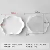 Jiahuimei Placa de Yeso Cemento Decoración Molde de Silicona Resina de Cristal DIY Bandeja de Almacenamiento Molde Alfombrilla