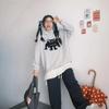 Suéter con Capucha Sencillo de Moda para Viajes Cortos, Hombrecito, Ropa con Capucha Estampada para Mujeres, Estudiante de Secundaria, Sudadera Elegante para Socialité