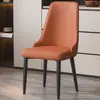 Cadeiras de jantar estilo nórdico, bancos de restaurante italianos de luxo leve com encostos, cadeiras de mesa de jantar, cadeiras para hotel e restaurante com encostos