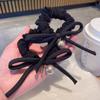Lazo de Cinta Anillo para el Cabello Sencillo Moño Bajo Cola de Caballo Diadema de Perlas Diadema Diadema Accesorios para el Cabello Adorno para la Cabeza para Mujer Combinación con Todo