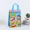 Bolsa aislante no tejida con estampado de dibujos animados en color, tridimensional, autosellante, portátil, de aluminio, para llevar leche, té, pasteles y catering.