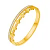 Pulsera de Trébol de Cuatro Hojas con Incrustaciones de Diamantes de Acero de Titanio Nuevo Transfronteriza Pulsera de Flor de Cuatro Hojas de Doble Capa con Galvanoplastia al Vacío Pulsera Simple de Lujo Ligero