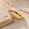 Europeu e americano ins design de moda fosco único anel de diamante personalidade feminina simples anel de aço de titânio não desaparece atacado all-match