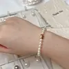 Pulseira de Pérolas Feminina Pérola Shijia Pérola Branca Australiana Design Elegante Atmosférico Único Versátil Estilo Celebridade Pulseira