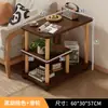 Mesa de Centro Sala de Estar Hogar Pequeña Sencilla Mesa Auxiliar para Sofá Dormitorio Mesita de Noche Estante de Almacenamiento Mesita de Noche Sencilla Mesa de Té Pequeña