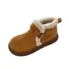 Botas de Nieve Cálidas de Peluche Lindas para Mujer 2026 Invierno Nuevas Suela Gruesa Birkenstock Zapatos de Algodón Estilo Coreano Estudiante Botas Cálidas de Algodón