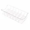 Caja de Almacenamiento para Refrigerador, Caja de Almacenamiento de Bolsas de Leche de Grado Alimenticio, Caja Compartimentada para Conservar Frescura, Caja de Almacenamiento Compartimentada en Forma de Tira Larga