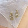 Pendientes sencillos de estilo coreano que combinan con todo para otoño e invierno para mujer 2021, nuevos pendientes de estilo elegantes, pendientes de aguja de plata 925 de alta calidad.