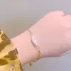 925 pulseira de prata mulheres ins estilo barroco alienígena pulseira de pérola vintage simples all-match leve joias de prata de luxo