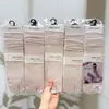 Nuevo Estilo Otoño e Invierno para Mujer: Calcetines holgados estilo Old Money, Calcetines altos, Calcetines holgados de encaje de color liso, Calcetines con separación de dedos para mujer