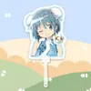 Puella Magi Madoka Magica Placa de Pegada Grande em Formato de Leque Mercadoria de Suporte para Shows Estilo Igual ao do Tiktok