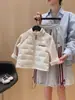 Nuevo Modelo 2025 Chaqueta Térmica Gruesa Bordada de Invierno para Niños y Niñas, Esencial para Uniforme Escolar