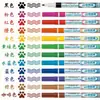 Marcador Xiongshi 600 Especial Negro Blanco Rojo Azul Tinta a Base de Aceite para Fábricas Electrónicas Cumple con Roh