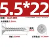 Tornillos Autorroscantes Avellanados Gb846 Acero Inoxidable 304 Cabeza Plana Phillips Tornillos para Madera Extendidos M2.9M3.5M4.2M5.5