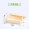 Caja de Almuerzo Desechable de Almidón de Maíz Caja de Almuerzo Biodegradable para Llevar Caja de Almuerzo Empaquetada Bol para Sopa Base de Almidón