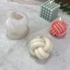 Ren Shan Bola de Lã Enrolada de Segunda Linha Vela Perfumada Molde de Silicone DIY Bola de Lã Enrolada Vela Molde de Gesso