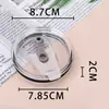 Selección estricta de tapa para vaso de paja sellada a prueba de fugas tapa para vaso de coche tapa para vaso de hielo frío tapa de plástico y silicona abatible para vaso