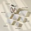 Caja de joyería con cajón minimalista nórdico, almacenamiento, extraíble, para anillos, pendientes, collares, caja de regalo, caja de embalaje para accesorios