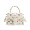 Moda Dropshipping Bolso Tejido de Nicho de Moda 2026 Primavera Bolso Cuadrado Pequeño en Relieve de Gama Alta al por Mayor