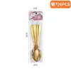 Amazon Vajilla de Acero Inoxidable Paquete de 6 Bolsas de PVC Transfronterizo Cuchillo y Tenedor Cuchara Cuchillo y Tenedor para Bistec Occidentales Cuchara Set de Supermercado