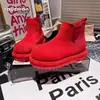 Botines de felpa estilo bosque para mujer 2026 piel suave botas de nieve para mujer nuevos zapatos casuales para mujer zapatos de algodón para mujer suela gruesa retro para mujer