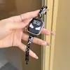 Pulsera Metálica Estilo Simple de Puntos para Apple 10 S11 Samsung Xiaomi Huawei Gt6 Fit5 Correa de Muñeca