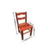 Taburete pequeño de madera maciza silla con respaldo niño casa silla para cambiarse los zapatos taburete asiento madera maciza silla de madera sillón reclinable