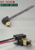 Portalampara para faro de coche y motocicleta de alambre de cobre puro, resistente a altas temperaturas, enchufe de alimentación, conector de alimentación para intermitente y luz de freno