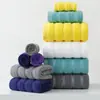 Toallas de Baño de Algodón Puro Personalizadas Transfronterizas, Absorbentes, Suaves, No Sueltan Pelusa, Adecuadas para Baño y Deportes, Venta al por Mayor para Adultos y Parejas