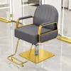 Silla de peluquería para barberías, silla de salón, silla de aseo, silla para cortar el pelo, ajustable y giratoria, reposabrazos de acero inoxidable, silla de barbero