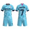 Jersey de fábrica fuente personalizado para partido de fútbol, entrenamiento, uniforme de equipo, impresión por sublimación, traje de fútbol de secado rápido personalizado