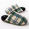 Nuevas Zapatillas de Algodón a Cuadros Estilo Retro 2026 para Mujer, Uso en Interiores para Otoño e Invierno, Suela Gruesa, Silenciosas, Felpa, Cálidas