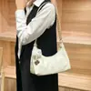 Bolsa Simples de Dumpling para Comércio Exterior Transfronteiriço para Mulheres, Nova Bolsa de Ombro com Padrão de Cobra, Bolsa de Ombro Transversal de Nicho de Luxo para Mulheres