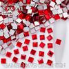 6mm Quadrado Strass Fundo Plano Cristal Vidro Diamante Cristal Adesivo Diamante DIY Unha Arte Joias Acessórios de Unha Vestíveis Fabricante Atacado