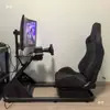 Suporte de Assento para Simulador de Corrida Conjunto Volante de Jogo Suporte Volante Alto Torque com Câmbio Manual Freio de Mão Garra r5r9